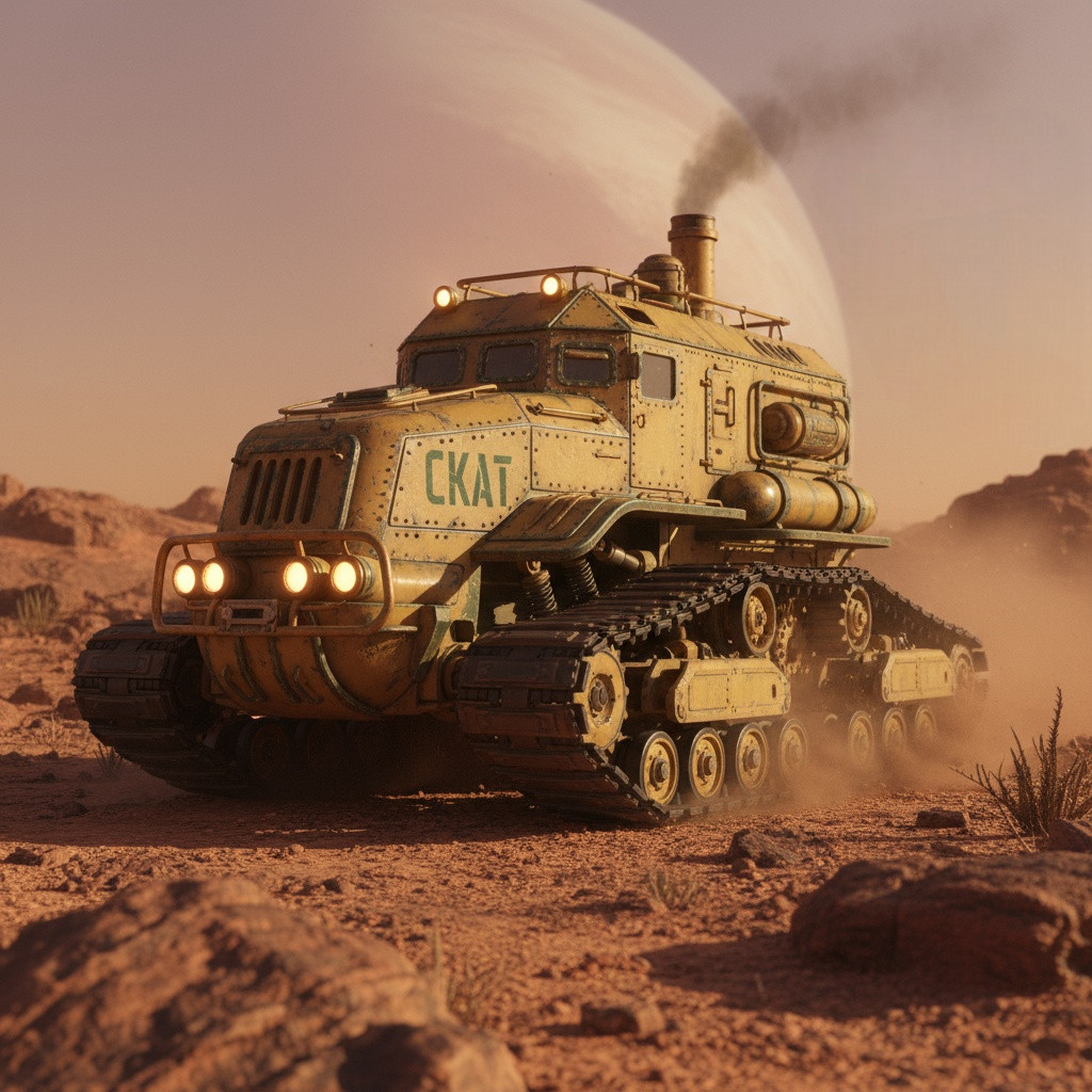 Паровой вездиход Скат